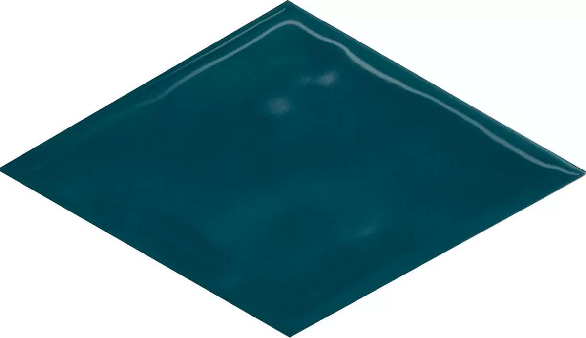 Декор Риад бирюзовый тёмный глянцевый 13,5x7,8x0,9