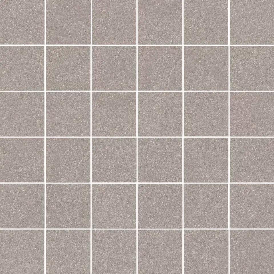 Декор Рабат мозаичный серый матовый обрезной 30x30x0,9
