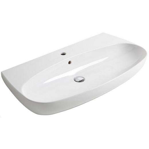 Раковина подвесная, накладная 100х52хh16см, БЕЗ крепежа арт.F 89, Vignoni ZZ