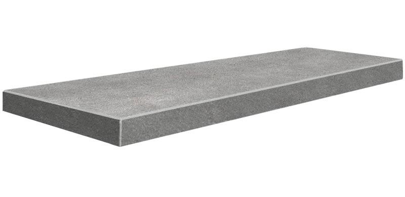 Ступень ЕВРО Техно Левая Фондамента серый светлый (из n060485) |35х119.5