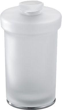 Колба, (сосуд) отдельно БЕЗ ДЕРЖАТЕЛЯ И ПОМПЫ, для настенного дозатора, (стекло мат.), Link ZZ