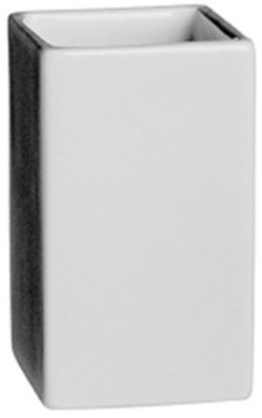 Стакан 7х7хh12см, настенный (белая керамика), Young ZZ