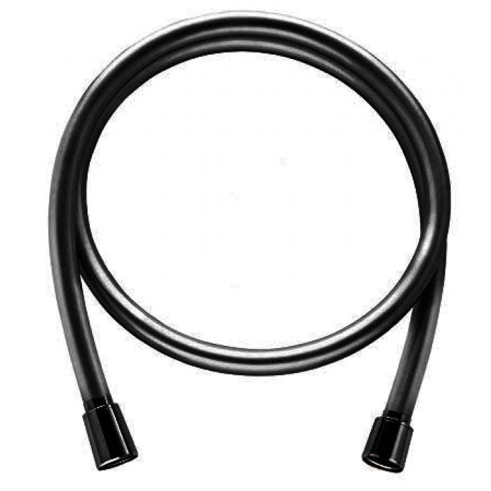 Шланг для душа, пластиковый с гладкой поверхностью под металл, с защитой от перекручивания, 1500мм, G1/2, (цв. хром), 3M ZZ