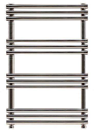 П-сушитель h735*500мм,(подкл.442мм) на открытые сист.отопл., до 16bar,W408,G 1/2,(крепл,клап Маевск.в компл),БЕЗ кр/перек.,(полир.н/сталь), Sandy ZZ