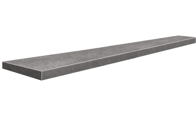 Ступень ЕВРО Техно Левая Фондамента серый (n059040)|34.5х238.5