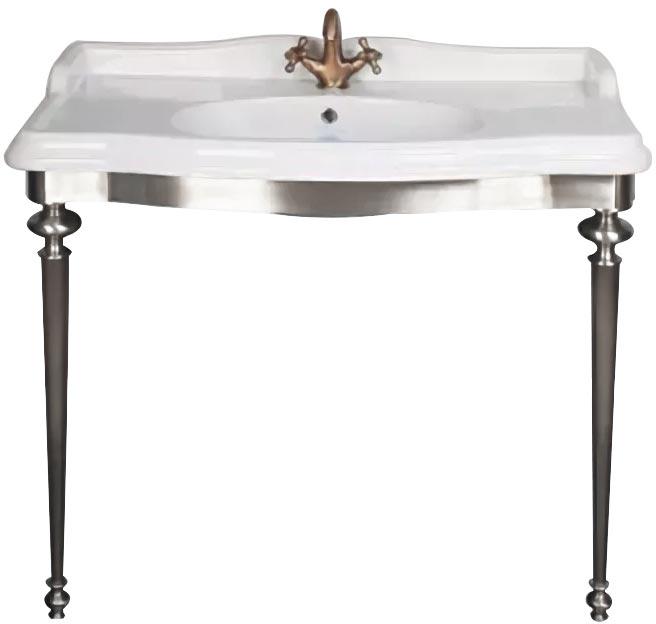 Консоль напольная под раковину Simas Arcade 105см арт. AR 874, (цв. хром), Bristol ZZ