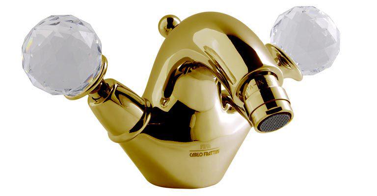 Смеситель для биде, с д/к, (цв.золото), Elizabeth Chic ZZ