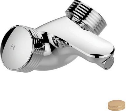 Смеситель для биде, с д/к, БЕЗ накладок ручек, (цв. золото), Texture Collection ручки X ZZ