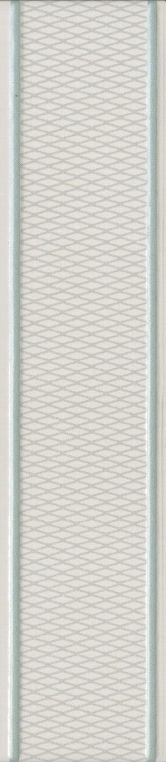 Бордюр Браганса голубой светлый матовый XX |25х5,4