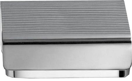 Держатель т/б, с крышкой (цв.хром) Time