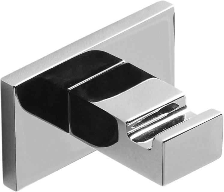 Крючок одинарный, хром, Look