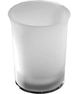 Стакан настольный, (цв.хром/стекло мат.) Link ZZ