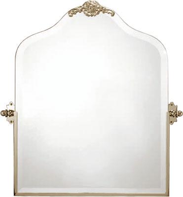 Зеркало 56(64)хh70см, настенное, горизонтально вращающееся, (цв. латунь) Mayfair ZZ