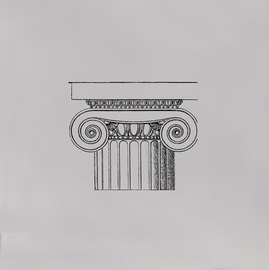 Декор Авеллино серый Капитель D500 |15х15