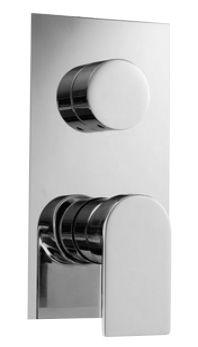 Смеситель для душа встраиваемый в стену, с переключателем, (цв. хром), Ran ZZ