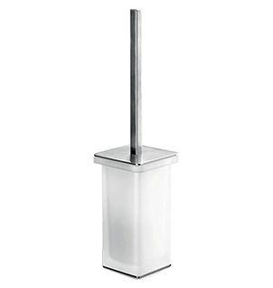 Ёрш для унитаза напольный (стекло мат., держ. цв.сатин), Over ZZ