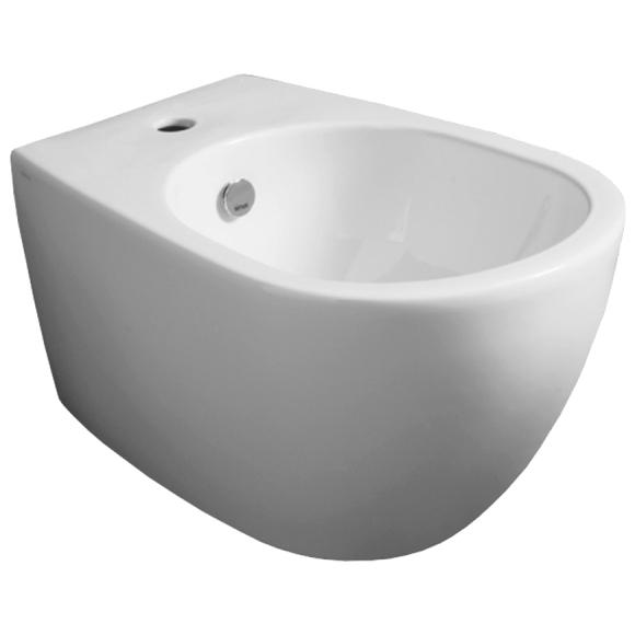 Биде подвесное, 56х36,5см, БЕЗ крепежа, (цв.белый), Vignoni ZZ