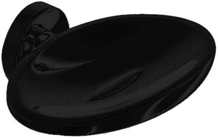 Мыльница настенная металл., (цв.черный матовый), Plus ZZ