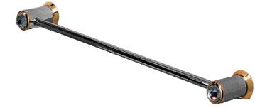 Полотенцедержатель 44см., (цв. хром/золото), Okay Swarovski XX