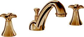 Смеситель для раковины на 3 отв. с д/к (бронза) Palma ZZ