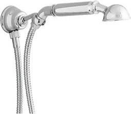 Комплект (душевая лейка, шланг, кронштейн с подводом воды) классический (цв.хром) Cisal ZZ