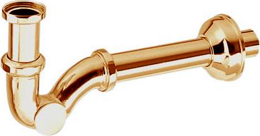 Сифон для биде 1"1/4, "S-образный" классический (цв.бронза) Cisal ZZ