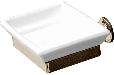 Мыльница керамическая с кронштейном (латунь), First class ZZ