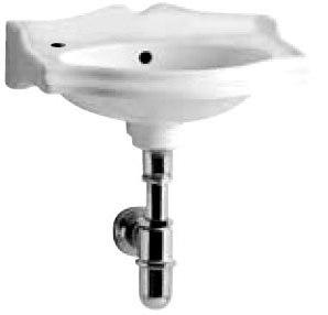 Раковина 375х280хh140мм, 1 отв. д/смес. пробитым вручную СЛЕВА, установка без пьед., БЕЗ креплен. арт. F 89, (цв. белый), Arcade ZZ