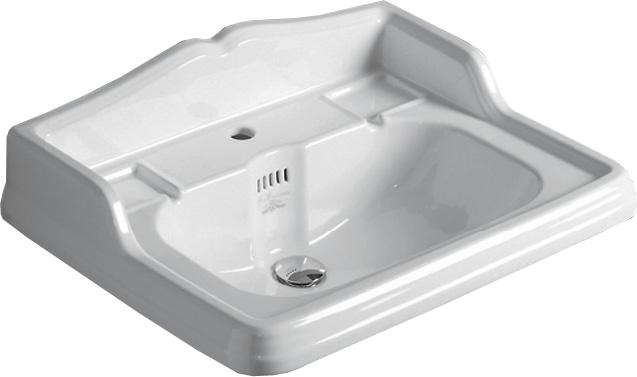 Раковина 730х540мм, с 1 отв. д/смес., с бортиком, без креплений арт.F 89, (цв. белый), Arcade ZZ