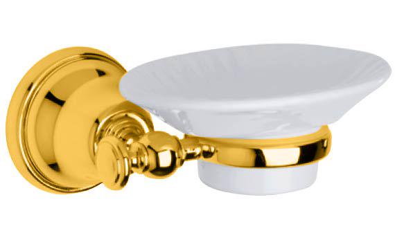 Мыльница настенная (цв.,золото/керамика) Harmony ZZ