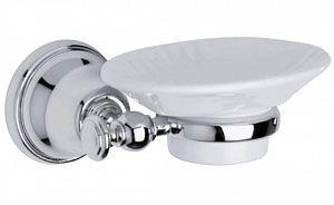 Мыльница настенная (цв.хром/керамика) Harmony ZZ