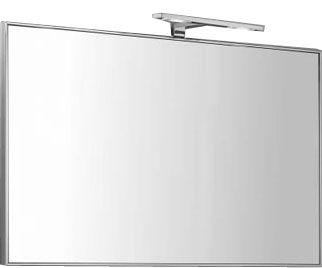 Зеркало 90хh53х3(14)см, гориз. монтаж в мет.хромированной раме, светильник, крепл. в компл., Colombo KL