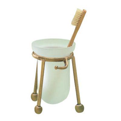 Держатель настольного стакана, отдельно БЕЗ стакана, (кованный металл цв.бронза), Piccadilly XX