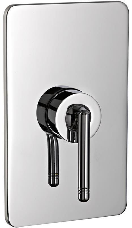 Смеситель для душа, встраиваемый в стену (цв. хром), Philo ZZ