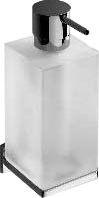 Дозатор настенный, без держателя 6,5х6,5хh15,5см (ЗАПЧАСТЬ для арт. B1674,B9613, стекло мат.), Look ZZ