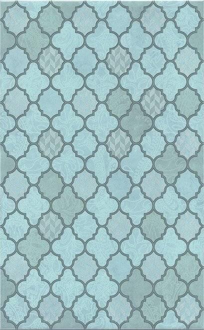 Декор Фоскари бирюзовый ZZ | 25х40