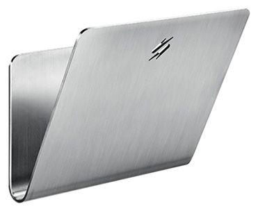 Полочка для журналов, газет, 24х9,5хh20см (металл цв.сатин), Over ZZ