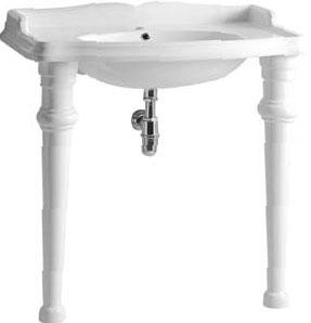 Раковина 1050х560мм, 1 отв. д/смес., с бортиком, БЕЗ креплен. арт. F 89, (цв. белый), Arcade ZZ