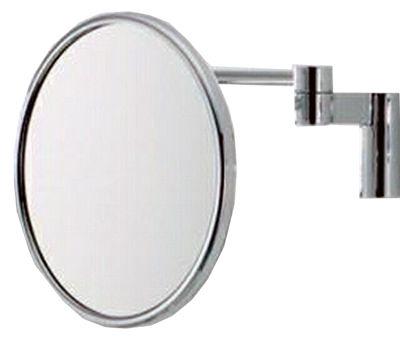Зеркало косметическое, настенное, выдвижное, круглое d20см, 3-х кратное увеличение, (цв.хром), Colombo KL