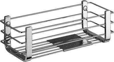 Полочка настенная металл. для ванны/душа 27х11хh8,5см, (хром) Complimenti ZZ