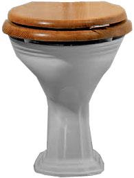 Чаша унитаза, без сиденья, для всех типов бачков, крепл. к полу в компл., Oxford ZZ