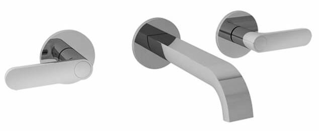 Смеситель для раковины, настенный, на три отверстия, без д/к, внешняя часть без внутр.части арт. 44 00 R010A, (цв. хром), Icona Deco ZZ