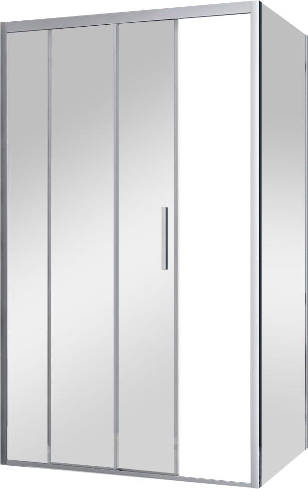 Душевой уголок 1400х1000хh1950мм, прямоуг., правый/левый, (стекло прозрачное 6мм Easy Clean, фурн.цв.хром), Soft ZZ