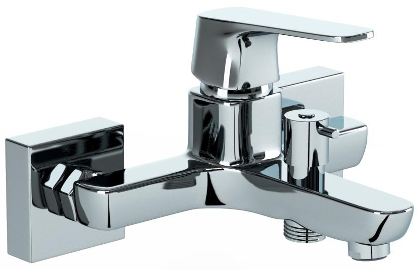 Смеситель для ванны без аксессуаров, цвет хром Bari ZZ