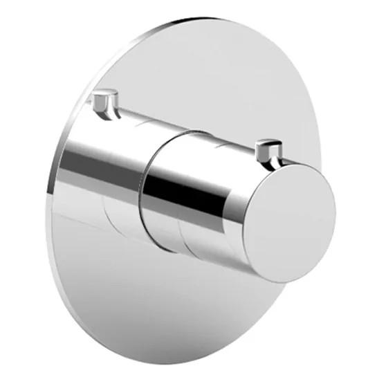 Смеситель-термостат для душа, встраив.в стену, внешняя часть без внутр.части арт.19 00 D300A и запорн.вентиля арт.N291SB+D391A, (цв. хром), Venezia ZZ