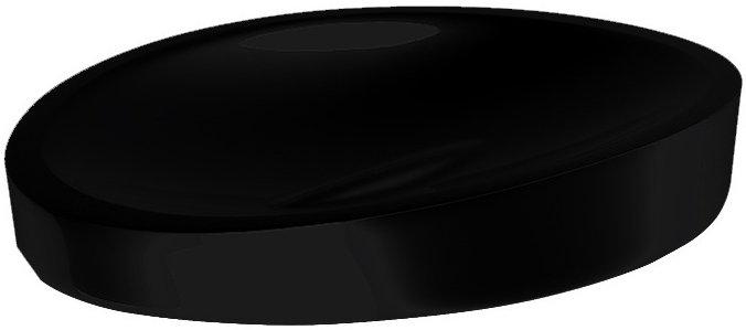 Мыльница настольная металл., (цв.черный матовый), Plus ZZ