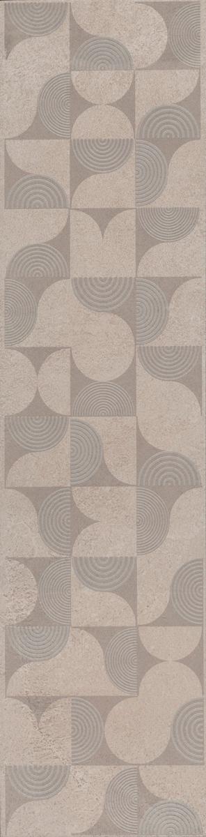 Бордюр Авенида бежевый светлый матовый обрезной XX |60х14,5