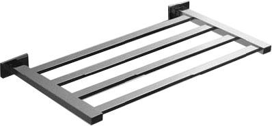 Полка для полотенец 50х26,5 см, хром, Look ZZ