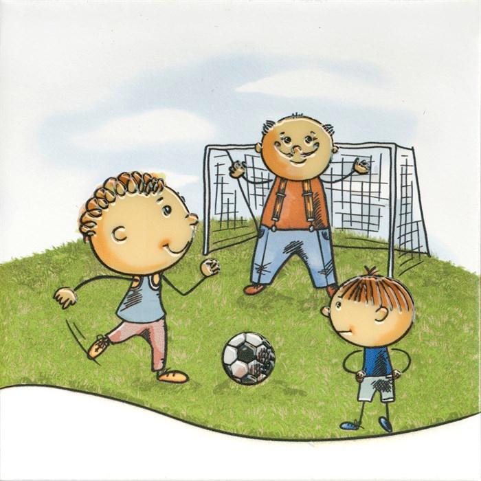 Декор Весёлые старты Футбол ZZ 20х20