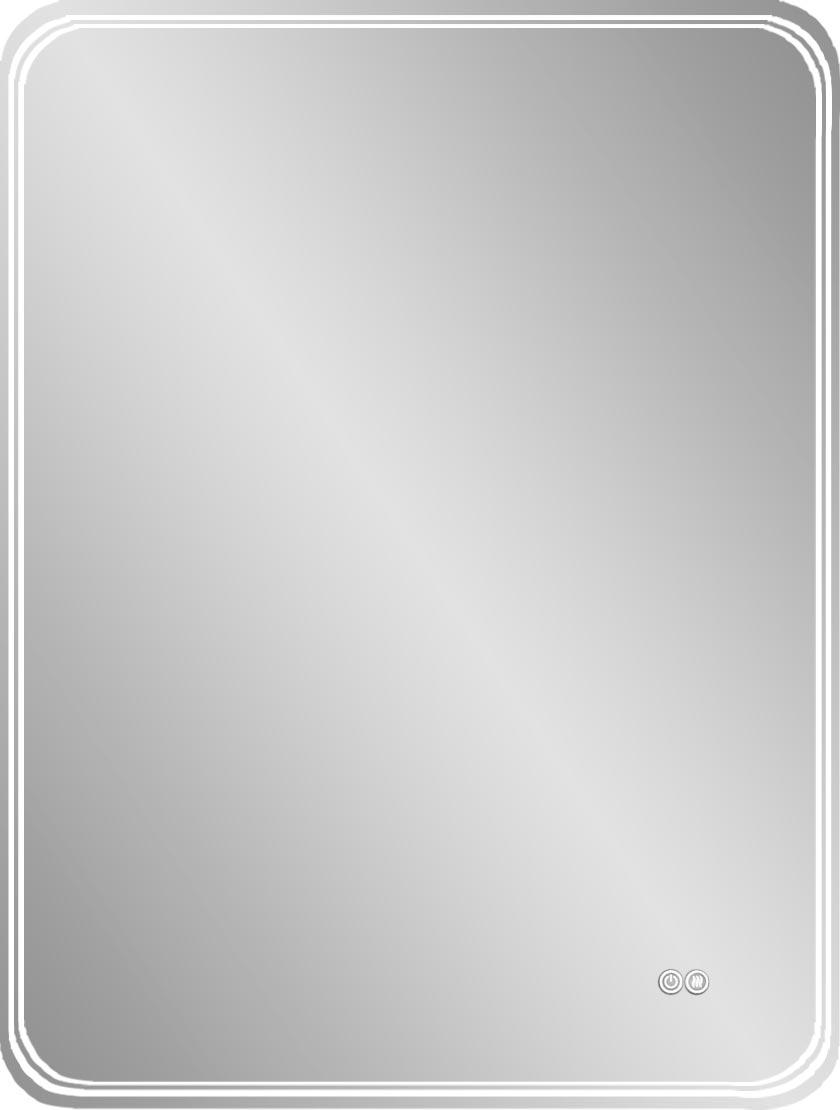 Зеркало 600x800х30мм, с встроенным по периметру светильником, сенсорным выключателем, диммером и функцией антизапотевания, Vincea ZZ